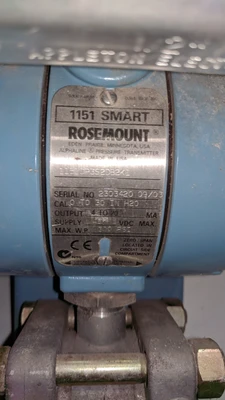 Used _UNKNOWN_ 1151DP3S2DB2K1 Pressure Transmitters Minnesota US | A&I Equipment #1317762
