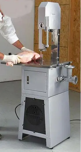 3/4HP Meat Butcher Band Mincer Saw w/ Grinder Stuffer Stainless Steel Table