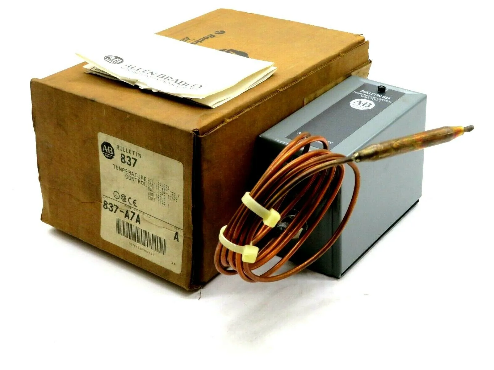 NEW ALLEN BRADLEY 837-A7A TEMPERATURE CONTROL SERIES A 837A7A