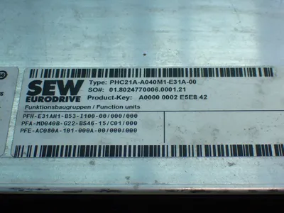 USED SEW EURODRIVE PHC21AA040M1E31A00