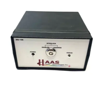 USED HAAS LASER TECHNOLOGIES SHUTTER INTERLOCK UNIT NO KEY 120V 1-PH