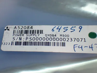 Used MITSUBISHI A52084 PLC Power Supplies Ohio US | HGR 24 #1134560