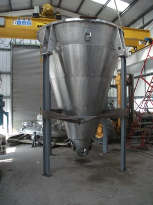 4,000L S/S JKTD Vacuum Conical J. H. Day Mixer Model 1225MBX