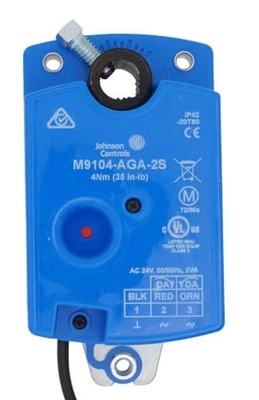 Johnson Controls M9104-AGA-2S 24V Floating Non-Spring Return Actuator (35 lb-in) [New]