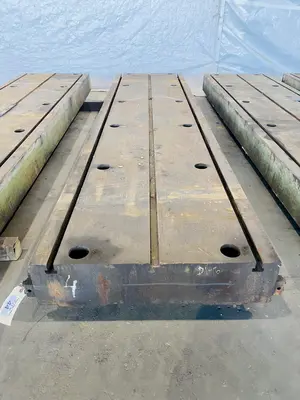 62" X 262" X 8" T SLOTTED FLOOR PLATES. STOCK # 0317522