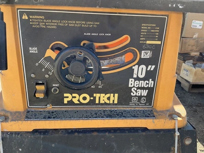 Used CRAFTSMAN PRO TECH Woodworking Table Saws Michigan US | Miedema Asset Management Group #1361234