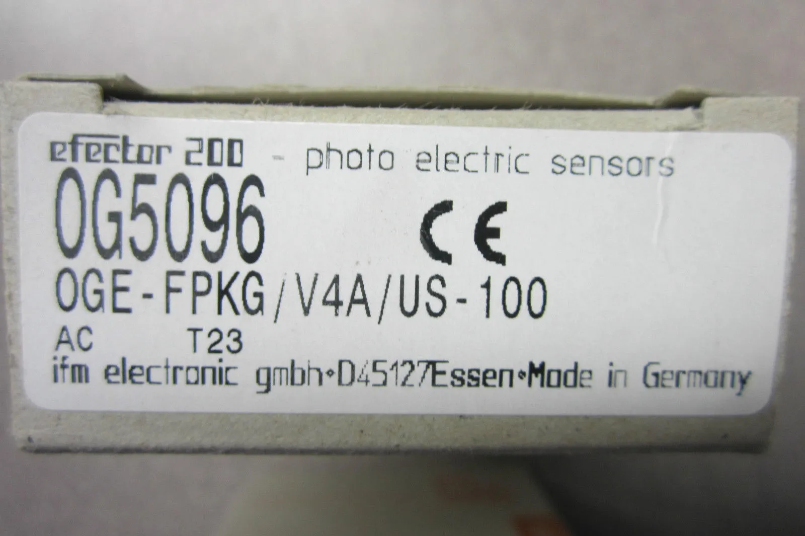 NEW EFECTOR 0G5096 PHOTO SENSOR