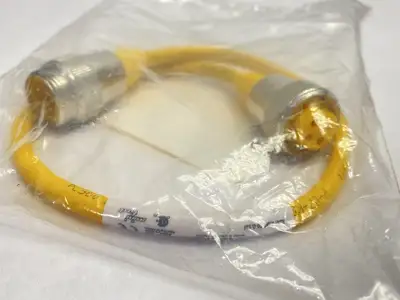 NEW TURCK ACTUATOR / SENSOR CABLE M/F 7/8" 4-PIN 0.5M U2281-8