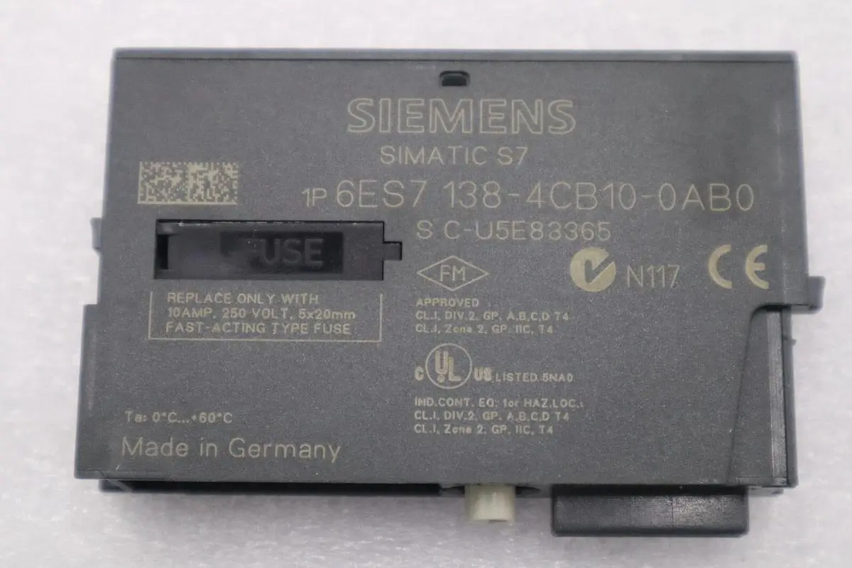 LOT OF 2 - Siemens 6ES7 138-4CB10-0AB0 Simatic S7 Power Module STOCK L-346-C