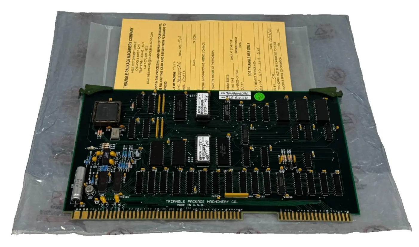 TRIANGLE PACKAGE MACHINERY 90WB8005AG INTERFACE BOARD REFURBISHED