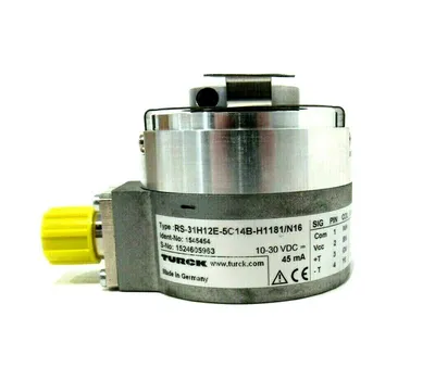 NEW TURCK RS-31H12E-5C14B-H1181/N16 ENCODER 1545454 RS31H12E5C14BH1181N16
