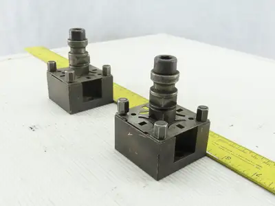 Erowa ER-009216 Brass Electrode Holder Adapter W/Spigot Lot of 2