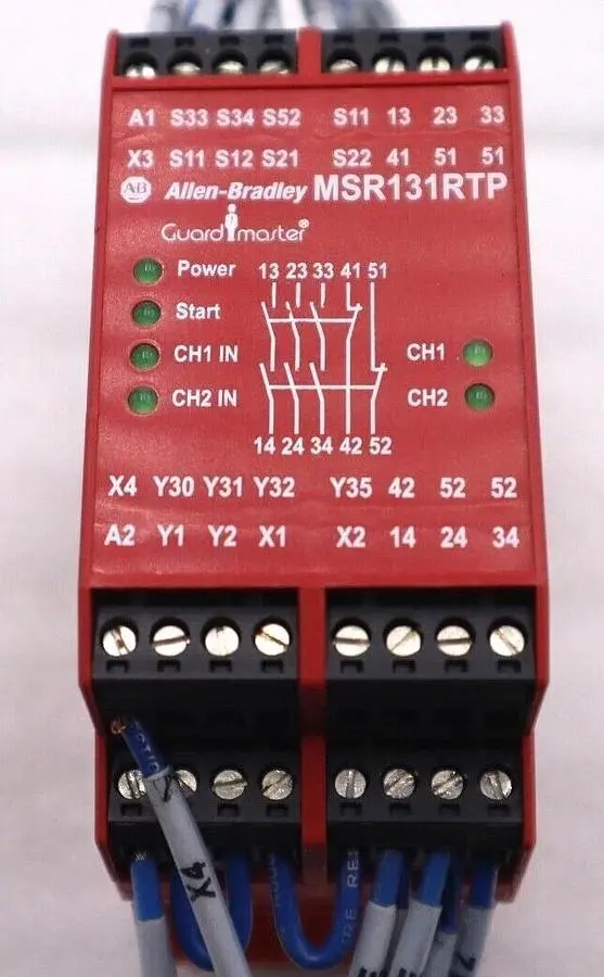 ALLEN BRADLEY MSR131RTP 440RC23139 SAFETY RELAY SER B 24V #L-390