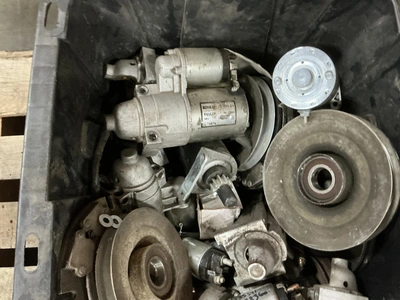Large lot of good Kohler and Kawasaki starters removed from Exmark machines, as well as some Exmark ...