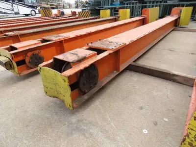Cleveland Tramrail Motorized Gantry Crane End Truck Drive Floor Track 2Hp 480V