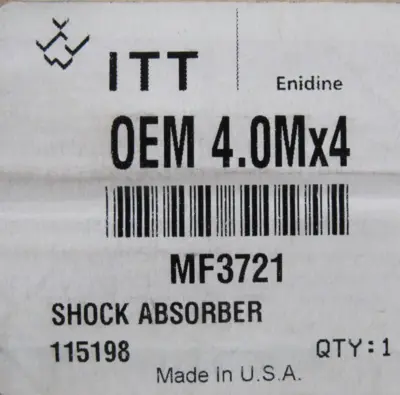 NEW ITT OEM-4.0MX4 HYDRAULIC SHOCK ABSORBER OEM40MX4 MF3721
