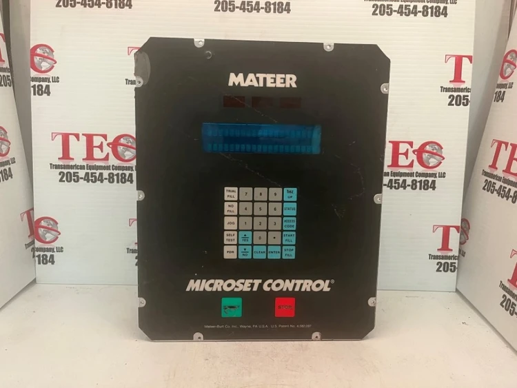 New | in-Stock MATEER-BURT 135139 Automation Control (HMI) Alabama US | Transamerican Equipment Company #706124