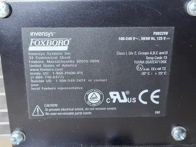 Used FOXBORO FPS400-24 Misc Electrical & Power Parts British Columbia CA | Lenmark #415117