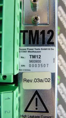 Cooper Tools TM12 Servo Drive Card 960900 Rev.03a/02 Used