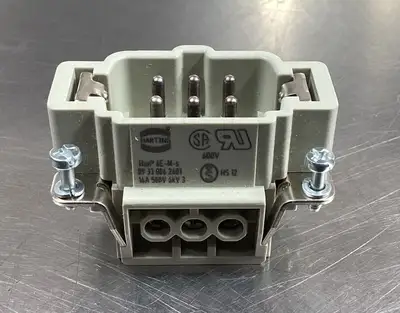 HARTING HAN 6E-M-S 09330062601 16A 500V Connector. 4E-40