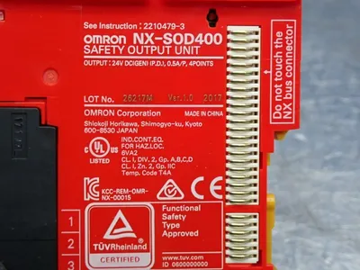 Used OMRON NXSOD400 Electrical Controls | HGR 24 #747910