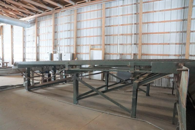 Automated Lumber Handling Tilt Hoist and Material Handling for Planer or Rip Line