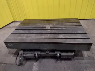 48" X 72" T-SLOTTED POWERED ROTARY TABLE: STOCK #19474