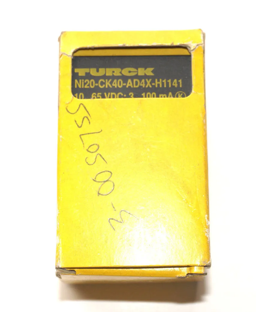 NEW TURCK ELEKTRONIK NI20-CK40-AD4X-H1141 SENSOR NI20CK40AD4XH1141
