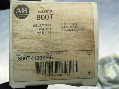 New | in-Stock ALLEN BRADLEY 800TH33KB6 Relays & Switches Ohio US | HGR 24 #864389