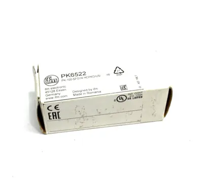 USED IFM PRESSURE SWITCH WITH INTUITIVE SWITCH POINT PK-100-SFG14-HCPKG/US