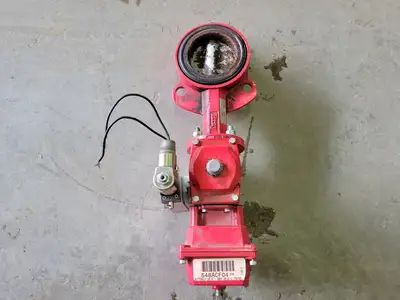 3" Butterfly Valve w/ Actuator Solenoid Operator and Enclosure Switch