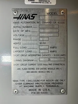 Used 2010 HAAS VF-1 Vertical Machining Centers California US | MachineStation #1322987