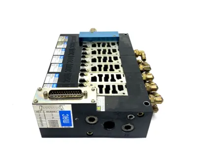 92B-000-BJ4, 92B-000-BJ4, 92B | Mac Valves 92 Series 7-Station Valve Manifold Base 92B-000-BJ4 x6 92B-000-BL4 - Used