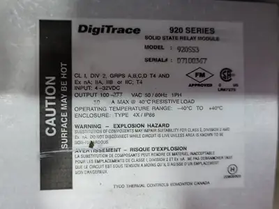 NEW DIGITRACE 920E9FWQSIS304SS3104LAM