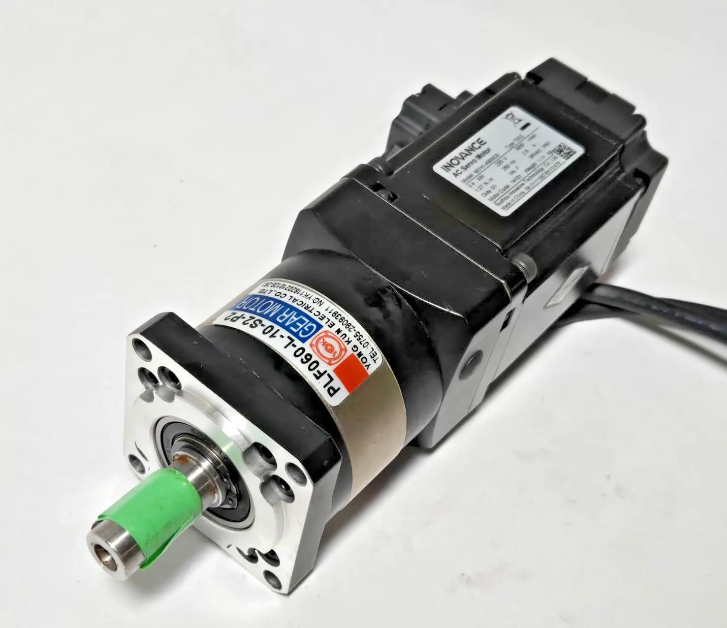 Inovance AC Servo Motor MS1H1-40B30CB PLF060-L-10-S2-P2 Gear