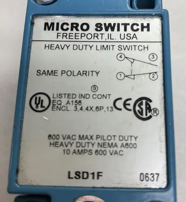 New | in-Stock HONEYWELL LSD1F Miscellaneous Equipment (Electrical & Power) | Surplus Asset Holdings #1188741