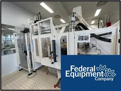 Used KraussMaffei 50 Ton Krauss Maffei Injection Molding Line Blow Molding Machines NL | Federal Equipment Company #130304