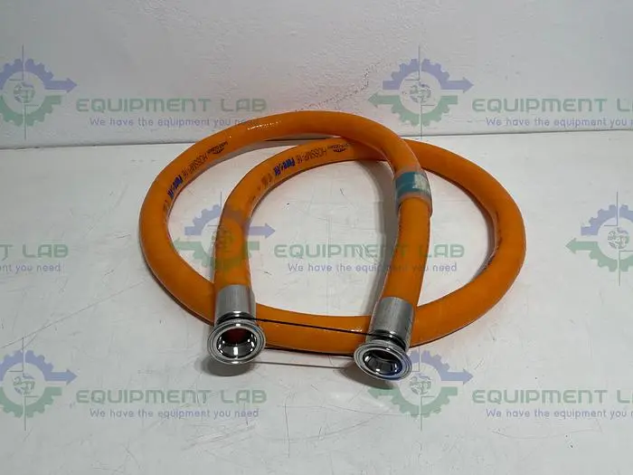 Used SAINT GOBAIN HOSSMP-16 PURE FIT 96" HOSE W/ 1 1/2" SANITARY FITTING 125PSI Hoses | Equipment Lab #486830