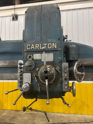7' X 17" CARLTON MODEL #3A RADIAL ARM DRILL: STOCK 15026