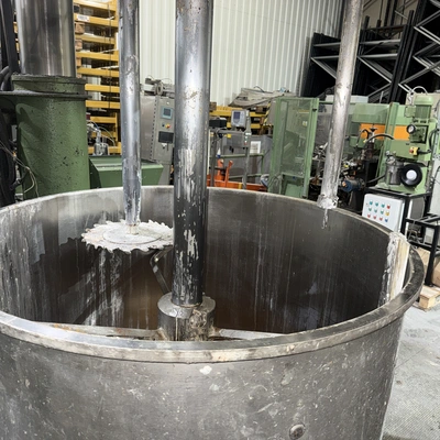 1,000L S/S Molteni Vacuum Mixer Type HG 1000 SV