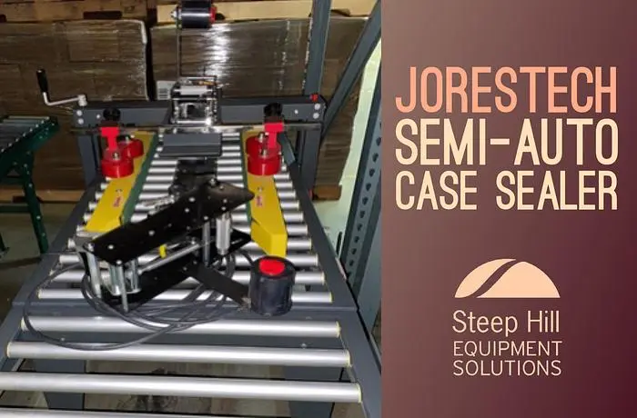 Used JORES TECHNOLOGIES E-CCN-107 Case Sealers | Steep Hill Equipment Solutions #772628