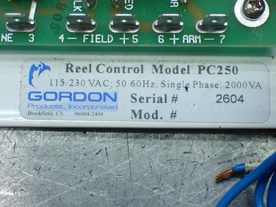 Used GORDON PC250 Electrical Controls Ohio US | HGR 24 #878491