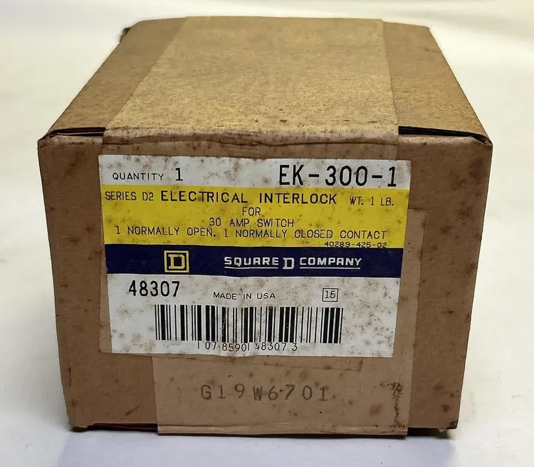 Used SQUARE D EK-300-1 Misc Electrical & Power Parts | Surplus Asset Holdings #1219483