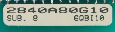 USED WESTINGHOUSE 2840A80G10 DIGITAL INPUT CARD