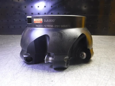 Sandvik 5" Indexable Facemill 1.5" arbor RA300-127R38-25H (LOC2820B)