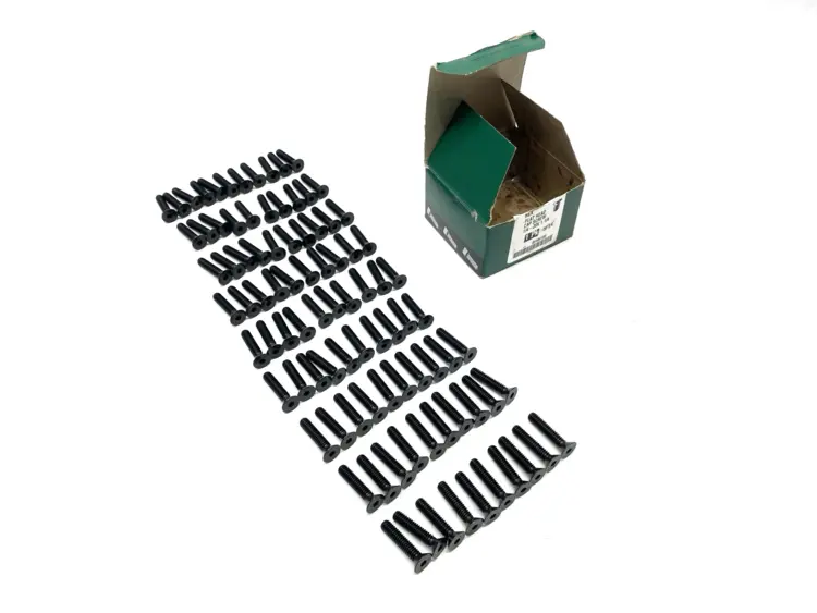 New | in-Stock Decorah Hex Flat Head Cap Screw 1-4"-20 x 1-1/4" LOT OF 91 Nuts & Screws Michigan US | Maverick Industrial Sales #1402199