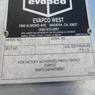 USED 2010 EVAPCO AT 112-418