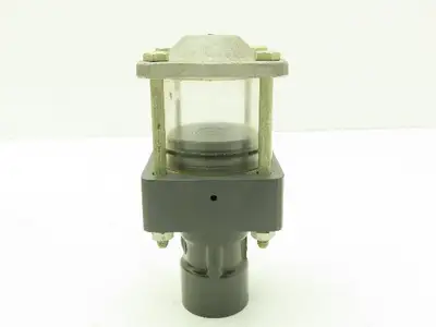 Plast-o-matic D075B 3/4" Shutoff Valve Double Action Pneumatic Controlled
