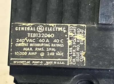 USED GE TEB132060