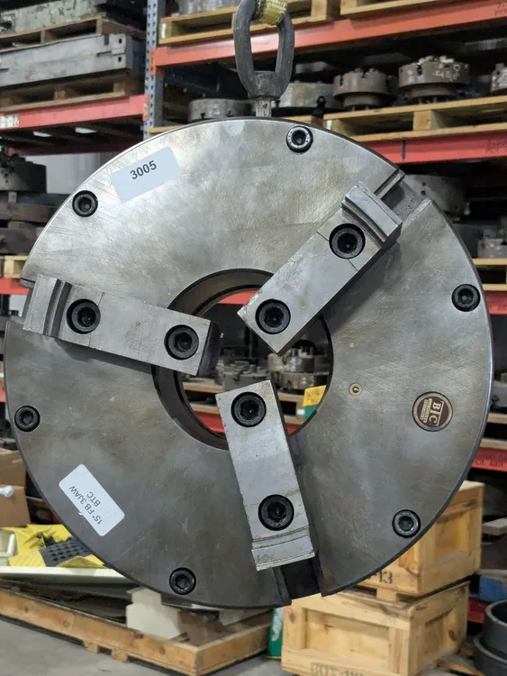 Used BTC 15" 3-JAW FLAT BACK MOUNT Chucks Texas US | N & R Machine Sales #1425876
